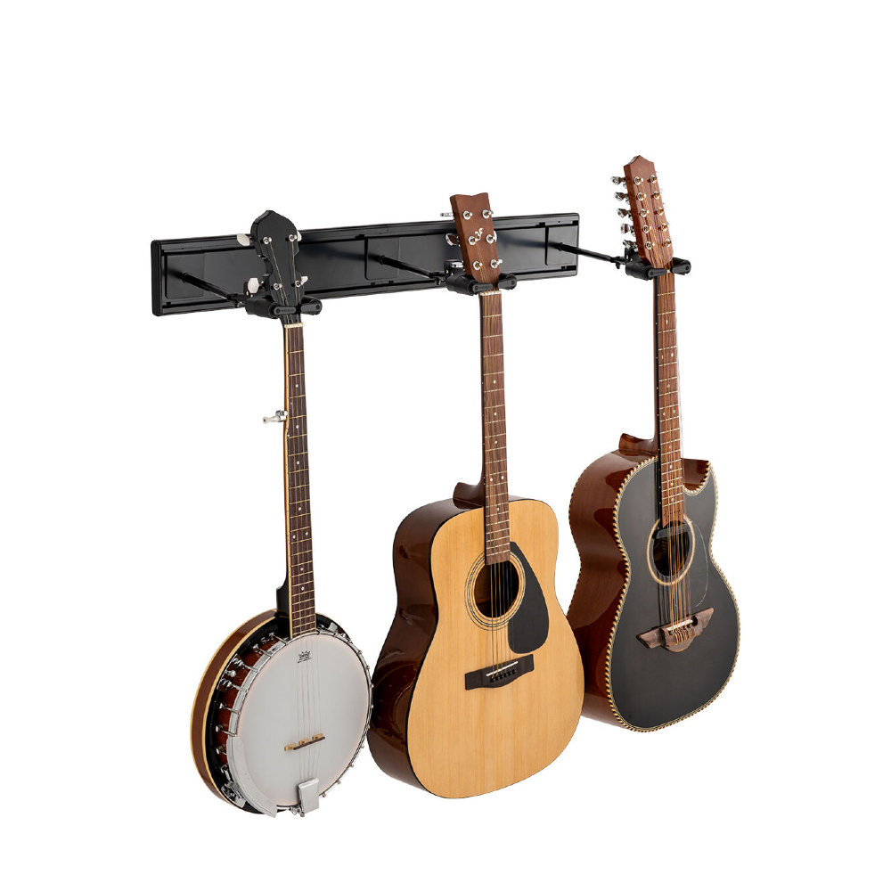 Hercules Stands GSP403SB 3-Guitar Wall Rack