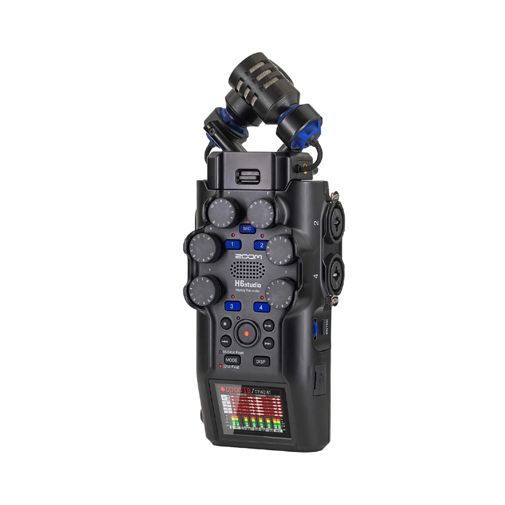 Zoom H6studio 8-Track 32-Bit Float Handy Recorder