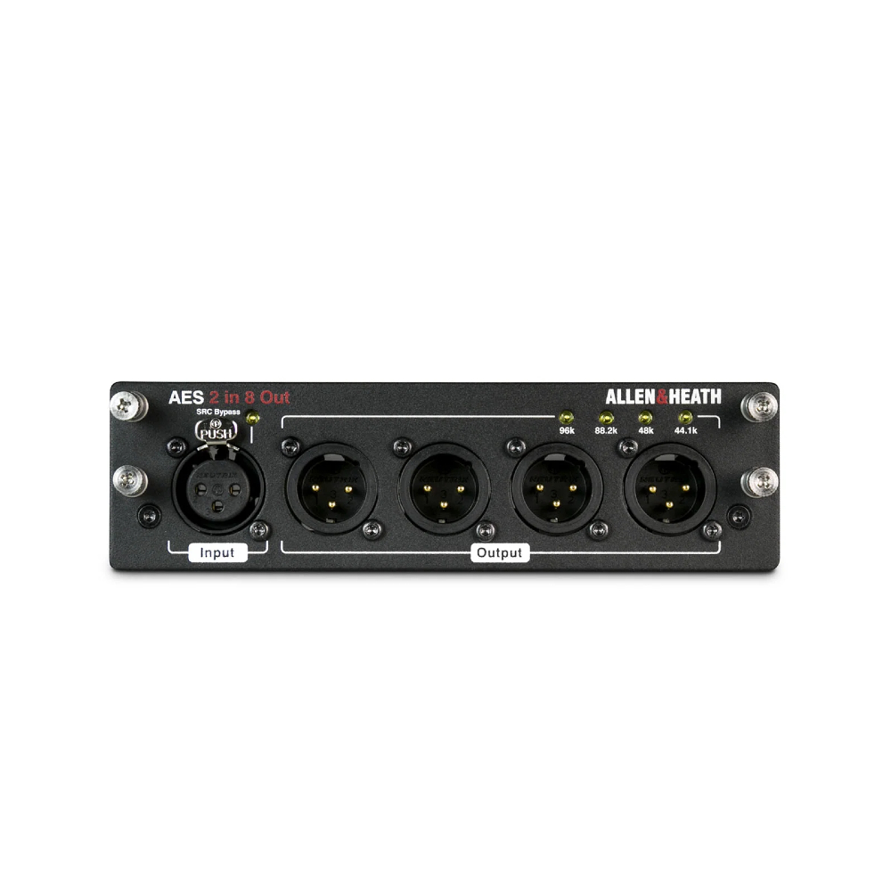 Allen & Heath AH-M-DL-AES2I8O-AX AES3 Card with 2 In/8 Out for dLive