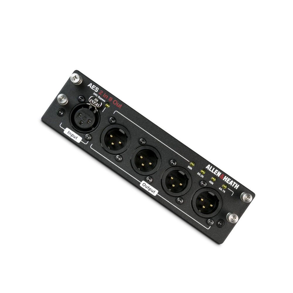 Allen & Heath AH-M-DL-AES2I8O-AX AES3 Card with 2 In/8 Out for dLive