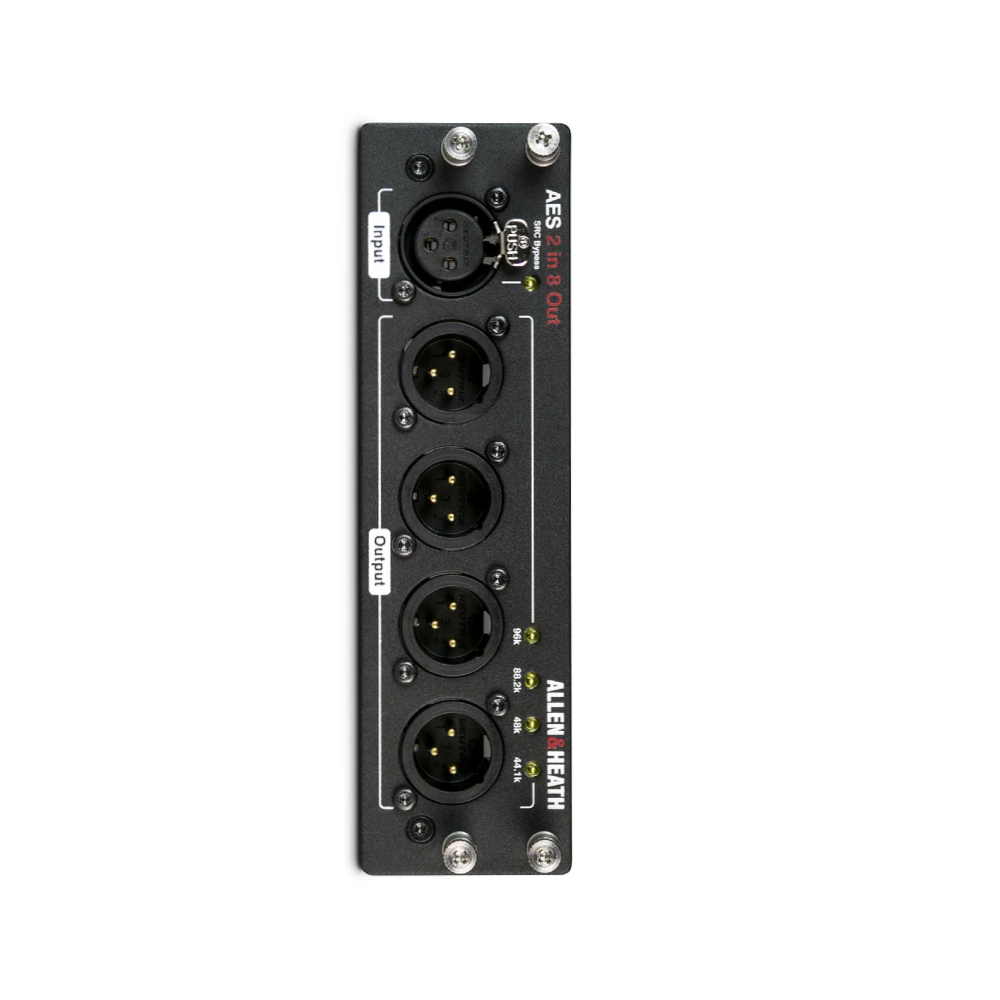 Allen & Heath AH-M-DL-AES2I8O-AX AES3 Card with 2 In/8 Out for dLive