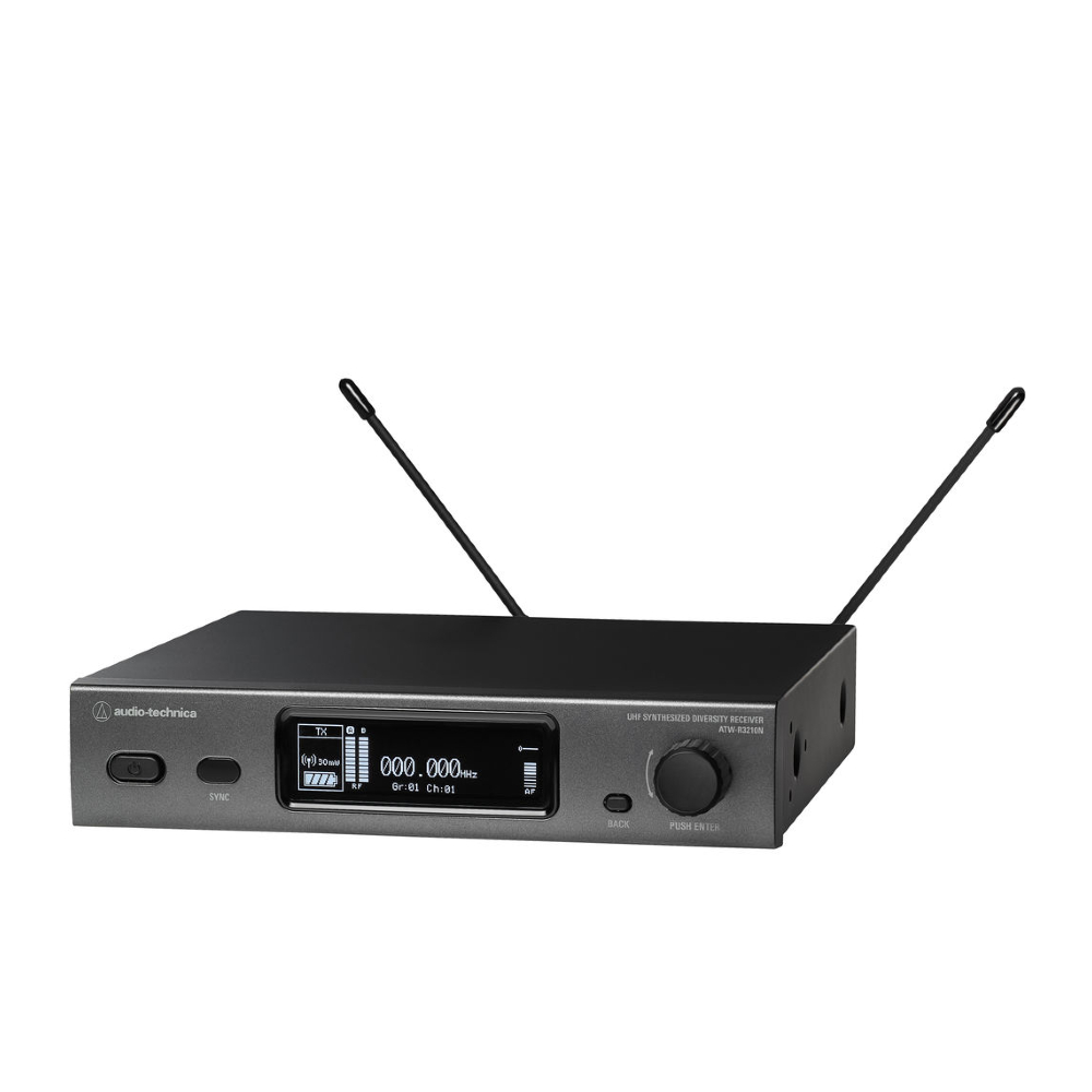 Audio-Technica ATW-3211N 3000 Series Network Bodypack Wireless Microphone System with No Mic (EE1: 530 to 590 MHz)