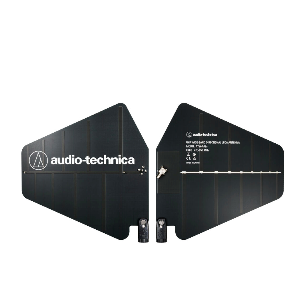 Audio-Technica ATW-A49a UHF Wide-Band Directional LPDA Antenna (470-950 MHz, Pair)