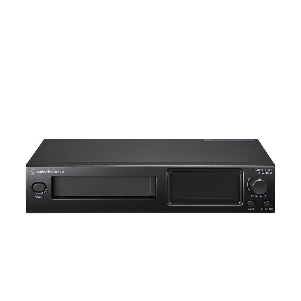 Audio-Technica ATW-R1440W System 20 PRO 4-Channel Digital Wireless Microphone Receiver (2.4 GHz)