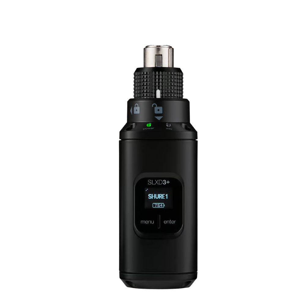 Shure SLXD35+-G66 Portable Digital Wireless System with SLXD3+ Plug On Transmitter
