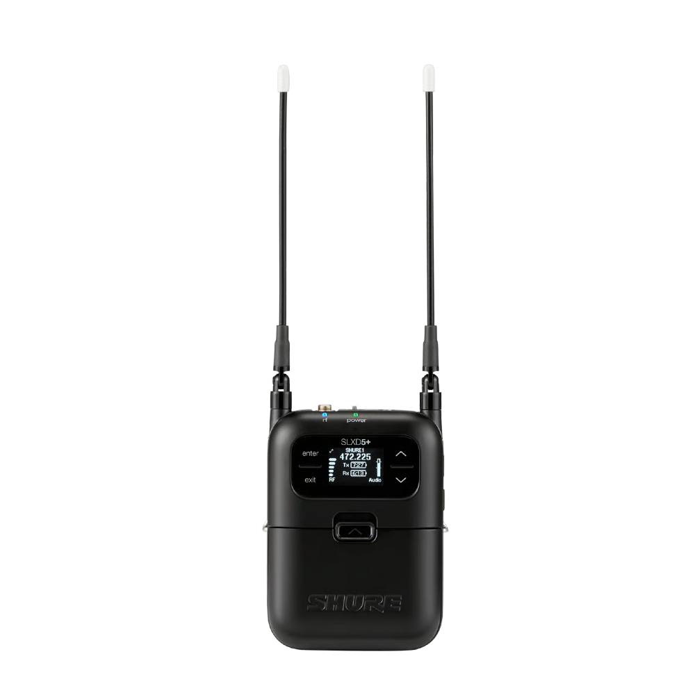 Shure SLXD35+-G66 Portable Digital Wireless System with SLXD3+ Plug On Transmitter