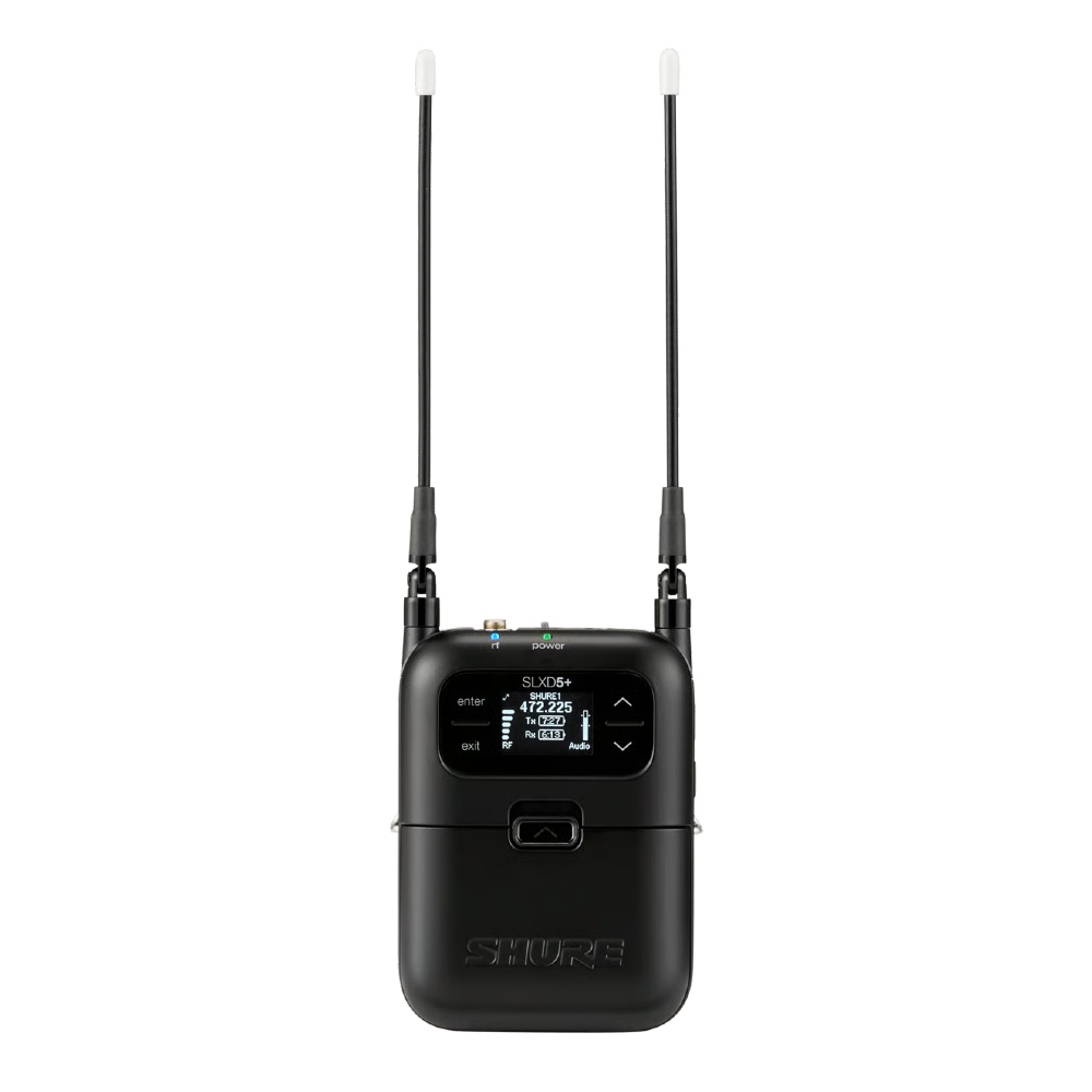 Shure SLXD25+/58-G66 Portable Digital Wireless System with SM58 Cardioid Dynamic Microphone