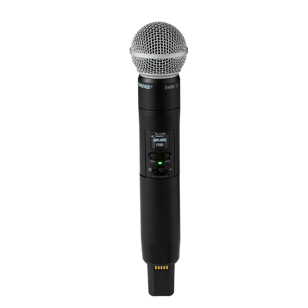 Shure SLXD25+/58-G66 Portable Digital Wireless System with SM58 Cardioid Dynamic Microphone