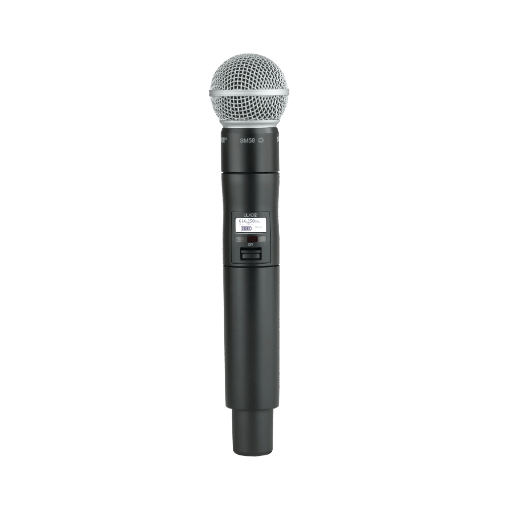 Shure ULXD2/SM58=-H51 ULX-D Digital Handheld Wireless Transmitter with SM58 Dynamic Capsule (H51: 534–598 MHz)