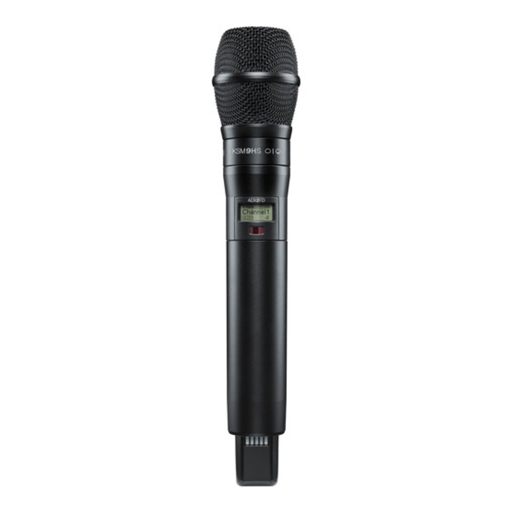 Shure ADX2/K9HSB=-G56 Axient Digital ShowLink Handheld Transmitter with KSM9HS Black Capsule (470–636 MHz)