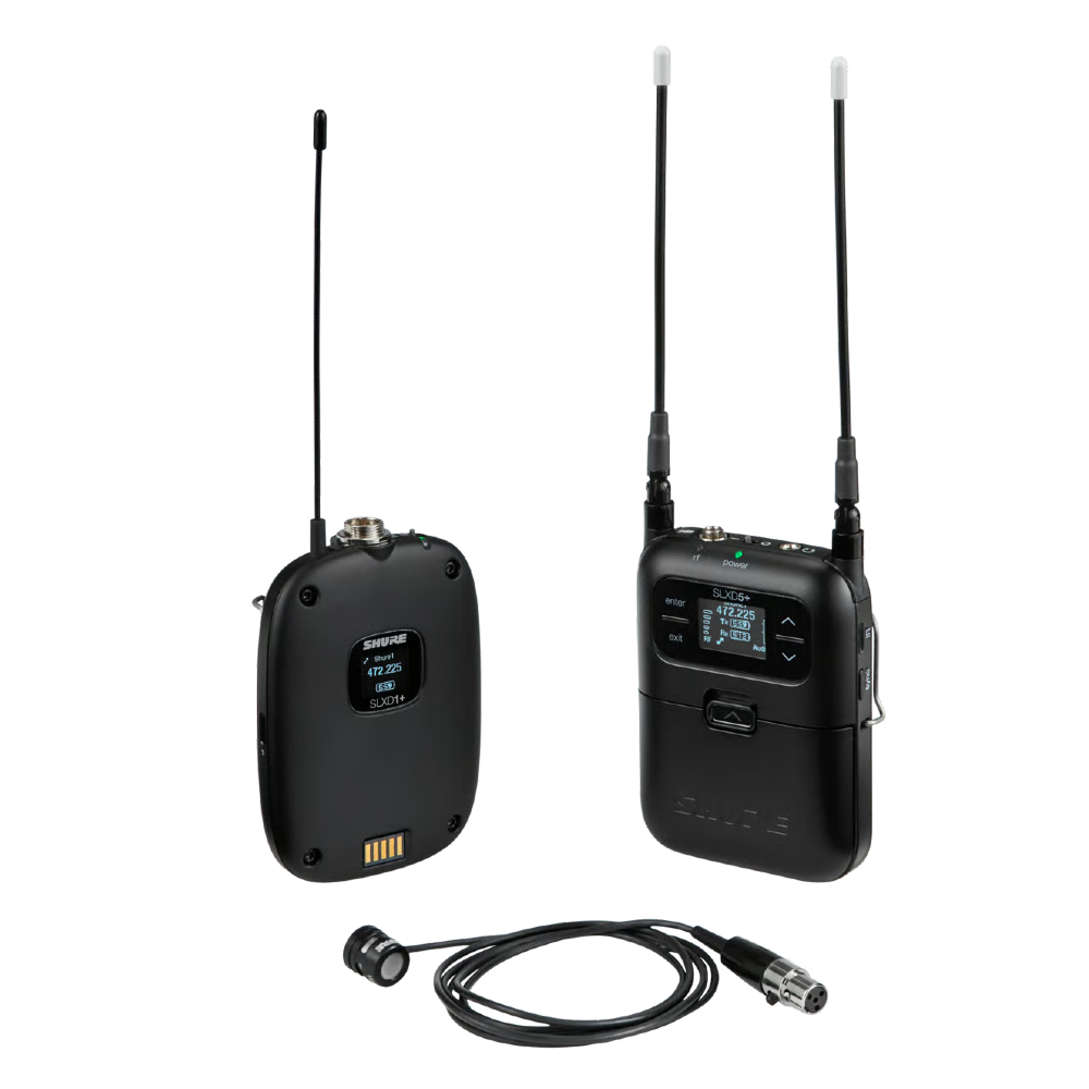 Shure SLXD15+/85M-G66 Digital Wireless Bodypack Microphone System W/ WL1185M