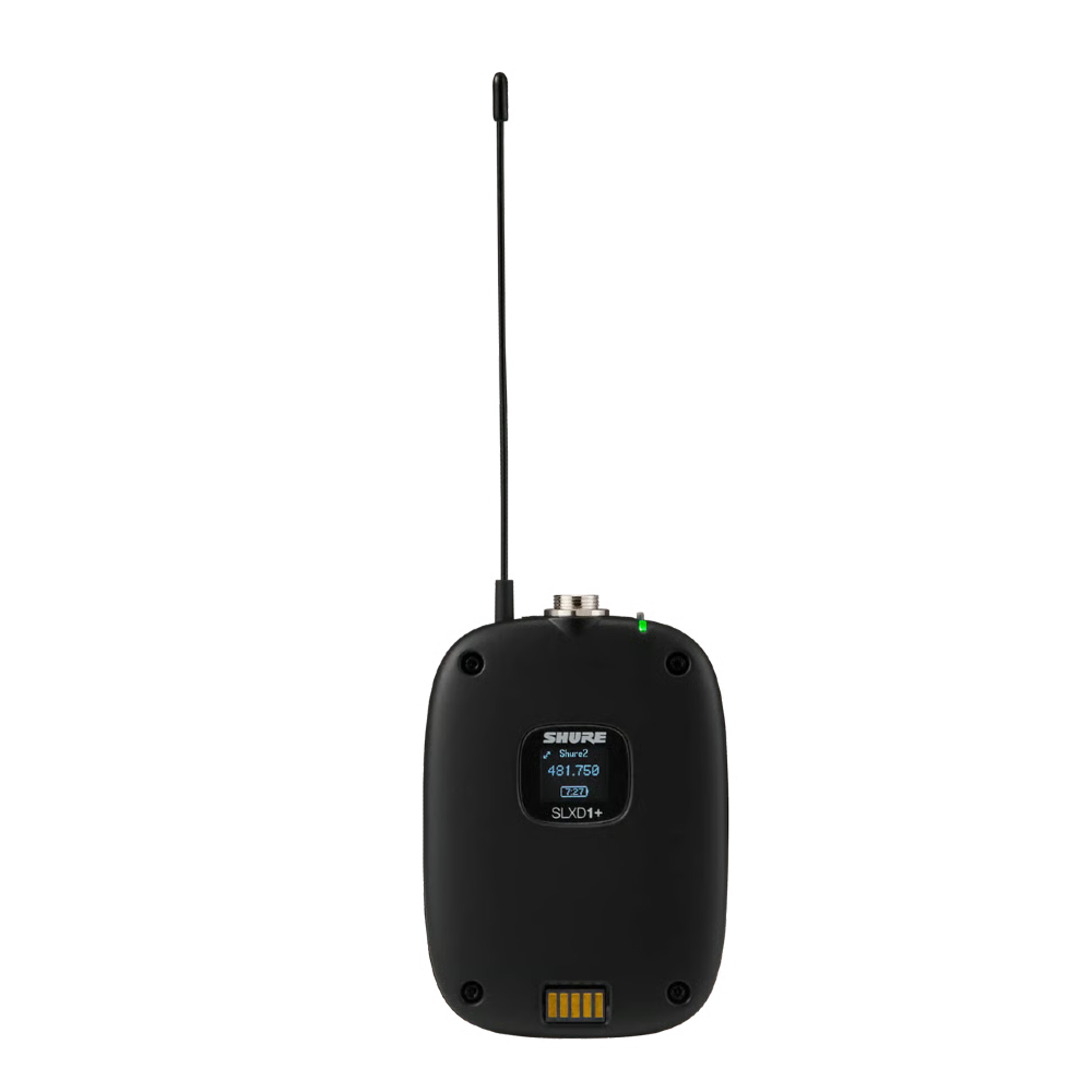 Shure SLXD14+A/93-G66 Digital Wireless Bodypack System with WL93 Omnidirectional Lavalier Microphone