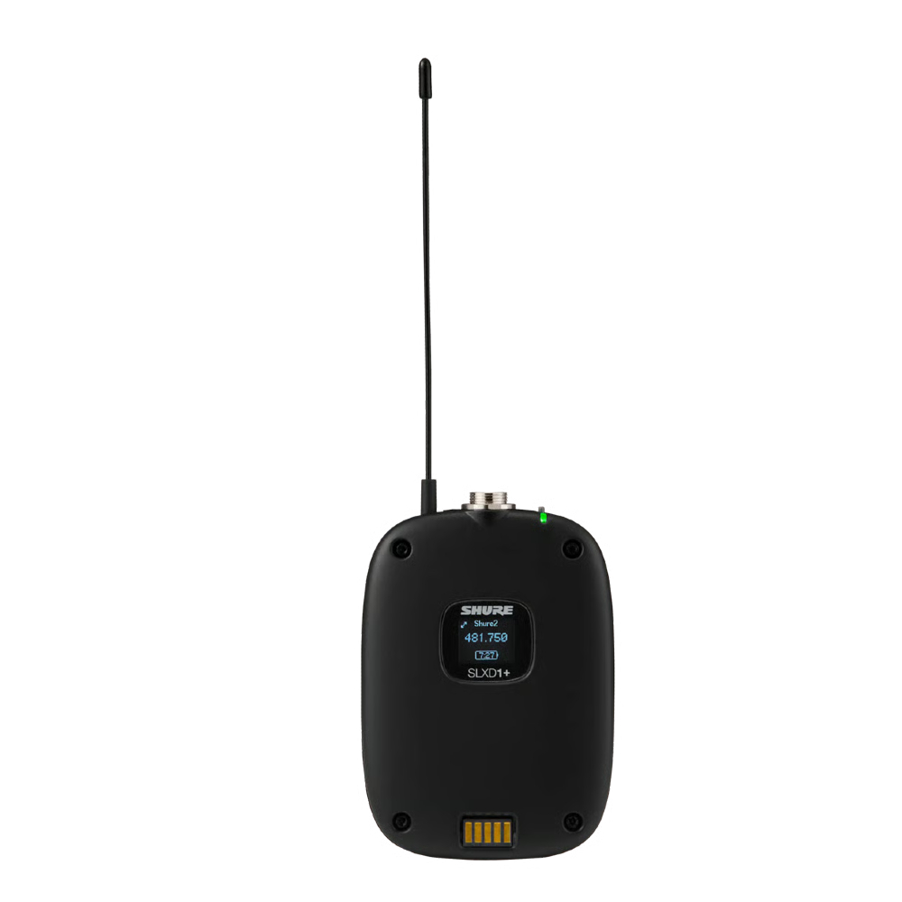 Shure SLXD14+A/85M-G66 Digital Wireless Bodypack System with WL185m Low-Profile Cardioid Lavalier Microphone