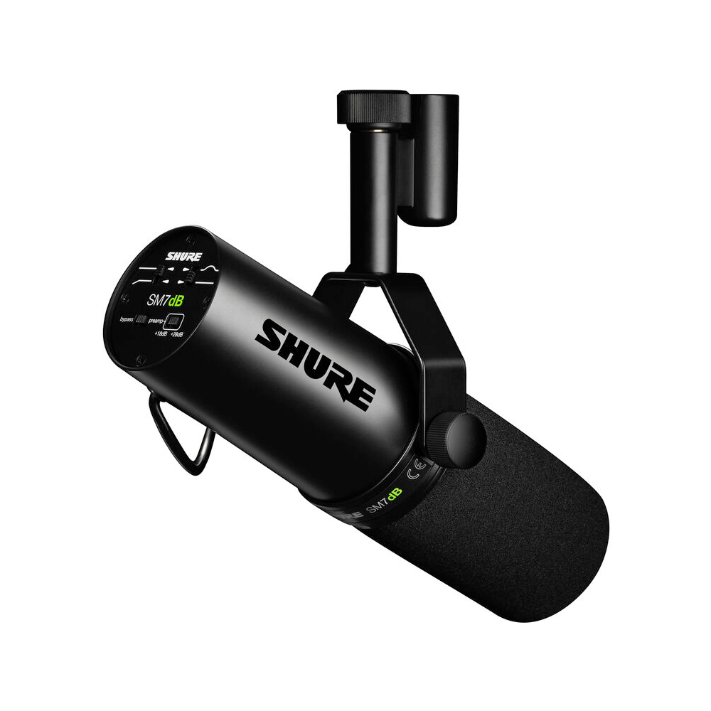 Shure SM7dB Active Dynamic Microphone (Black)