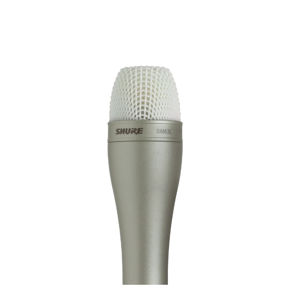Shure SM63L Omnidirectional Dynamic Microphone with Extended Handle