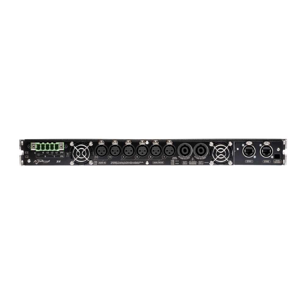 Powersoft X4 DSP+D 4-Channel Amplifier with DSP and Dante