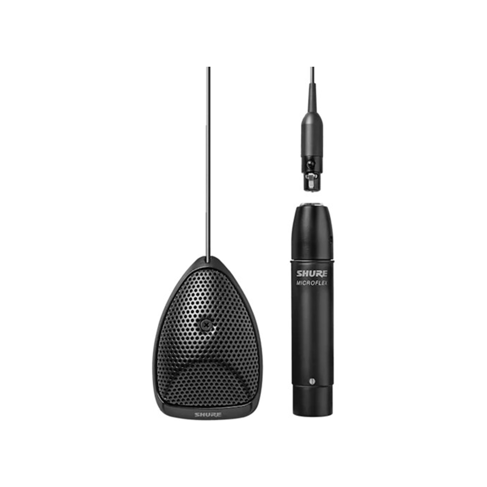Shure MX39/S Microflex Supercardioid Boundary Microphone (Black)