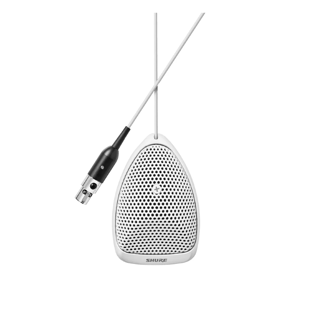 Shure MX391W-A/S Microflex Supercardioid Boundary Microphone (White)