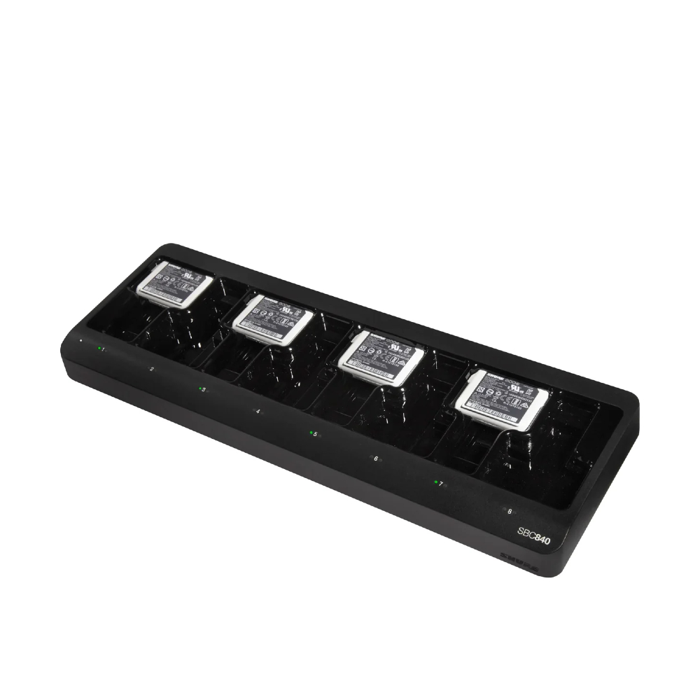 Shure SBC840 8-Bay Networked Charger for SB910 / SB920