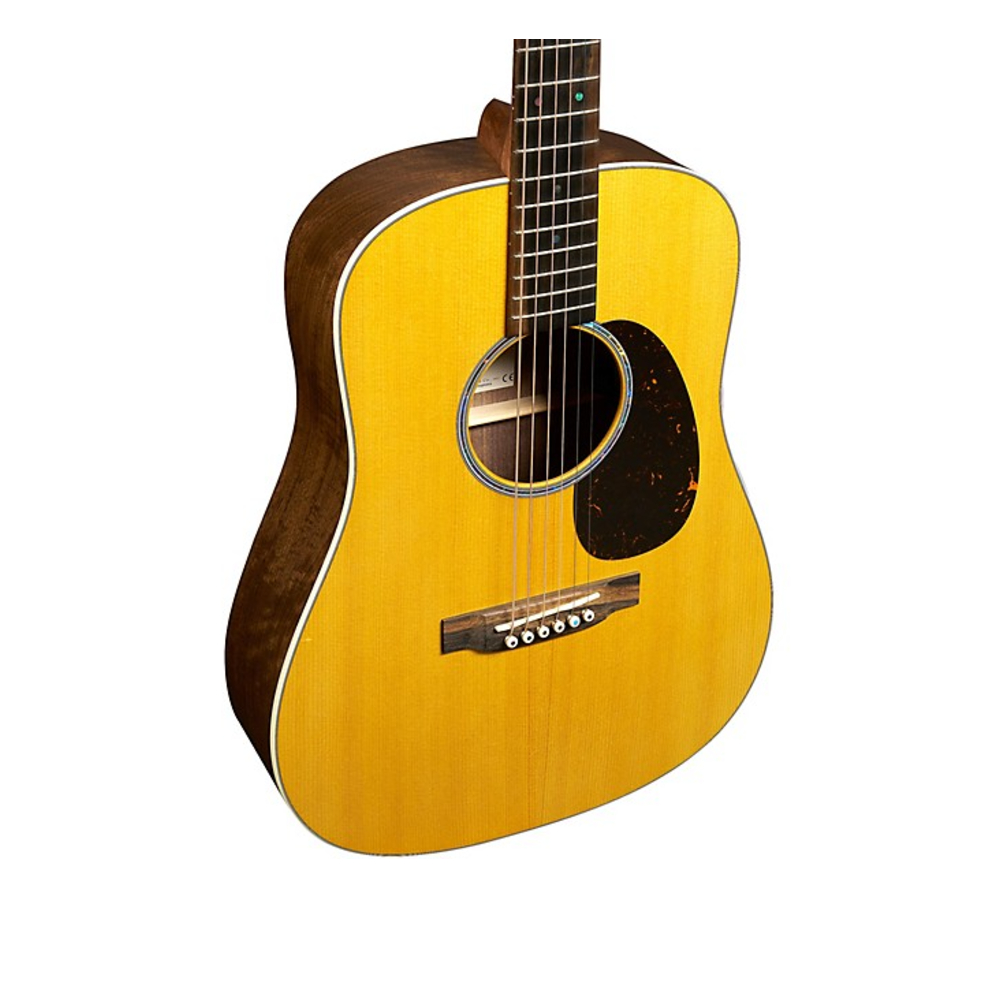 Martin D Jr E Walnut Dreadnought Acoustic-Electric Guitar - Natural (Y25DJREWAL)