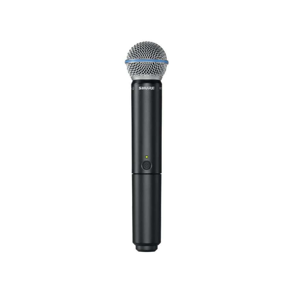 Shure BLX24/B58 Wireless Handheld Microphone System with Beta 58A Capsule (K3E: 606-630 mhz)
