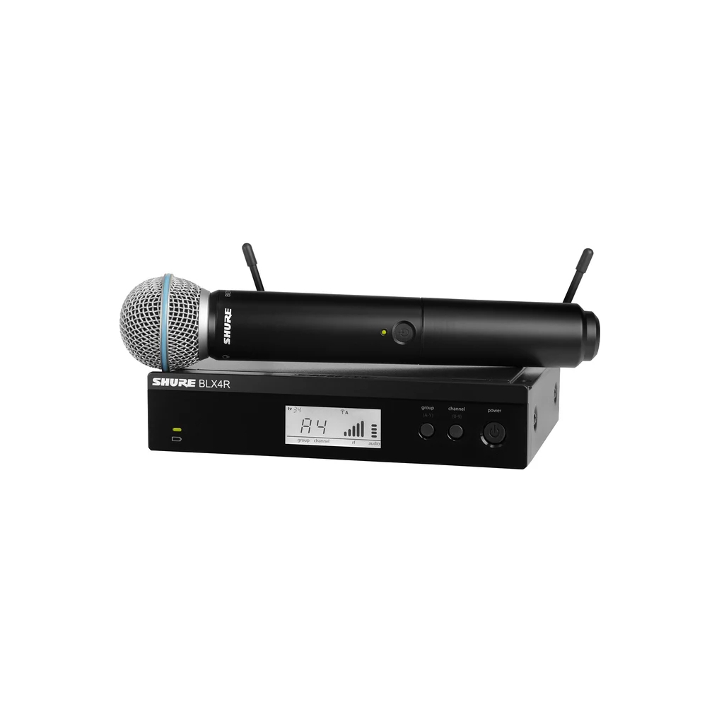 Shure BLX24R/B58 Wireless Handheld Microphone System (K3E: 606-630MHz)