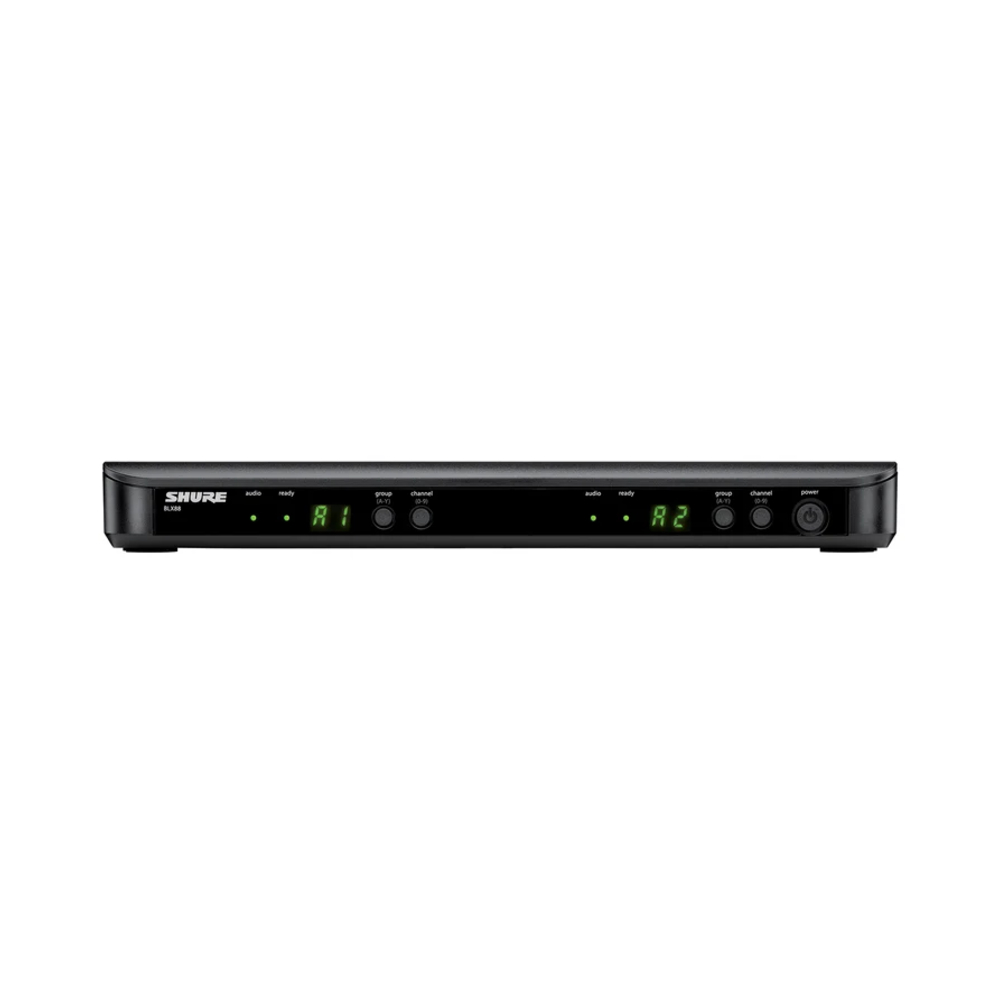 Shure BLX1288/CVL DUAL Wireless Combo System BLX88/PG58/CVL K3E 606-630MHz (UK Version)