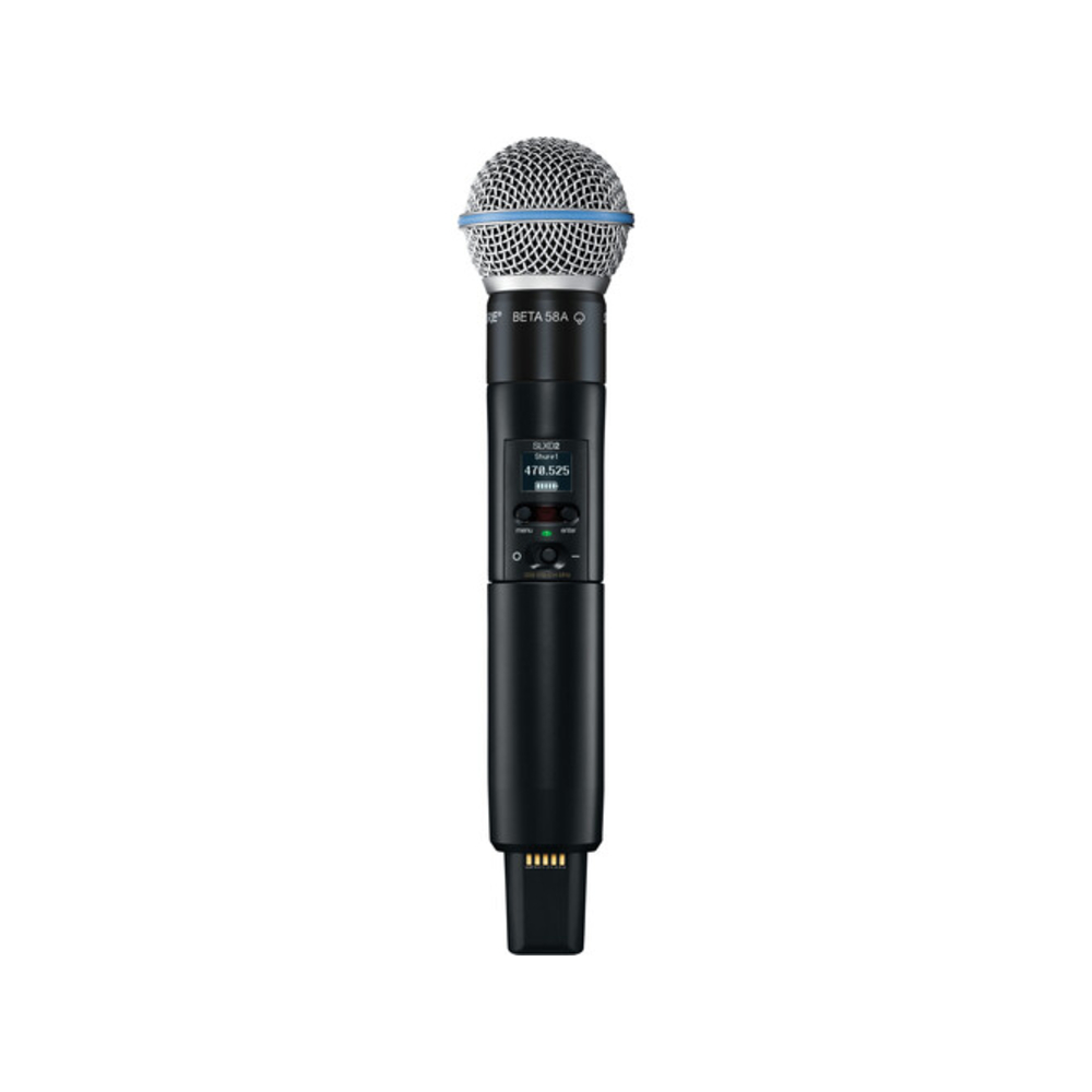 Shure SLXD24D+/B58 Digital Wireless Handheld System (L57: 650-696MHz)
