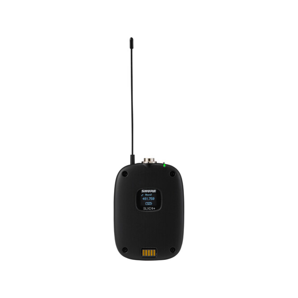Shure SLXD14D+ Dual Wireless Bodypack System (L57: 650-694MHz)