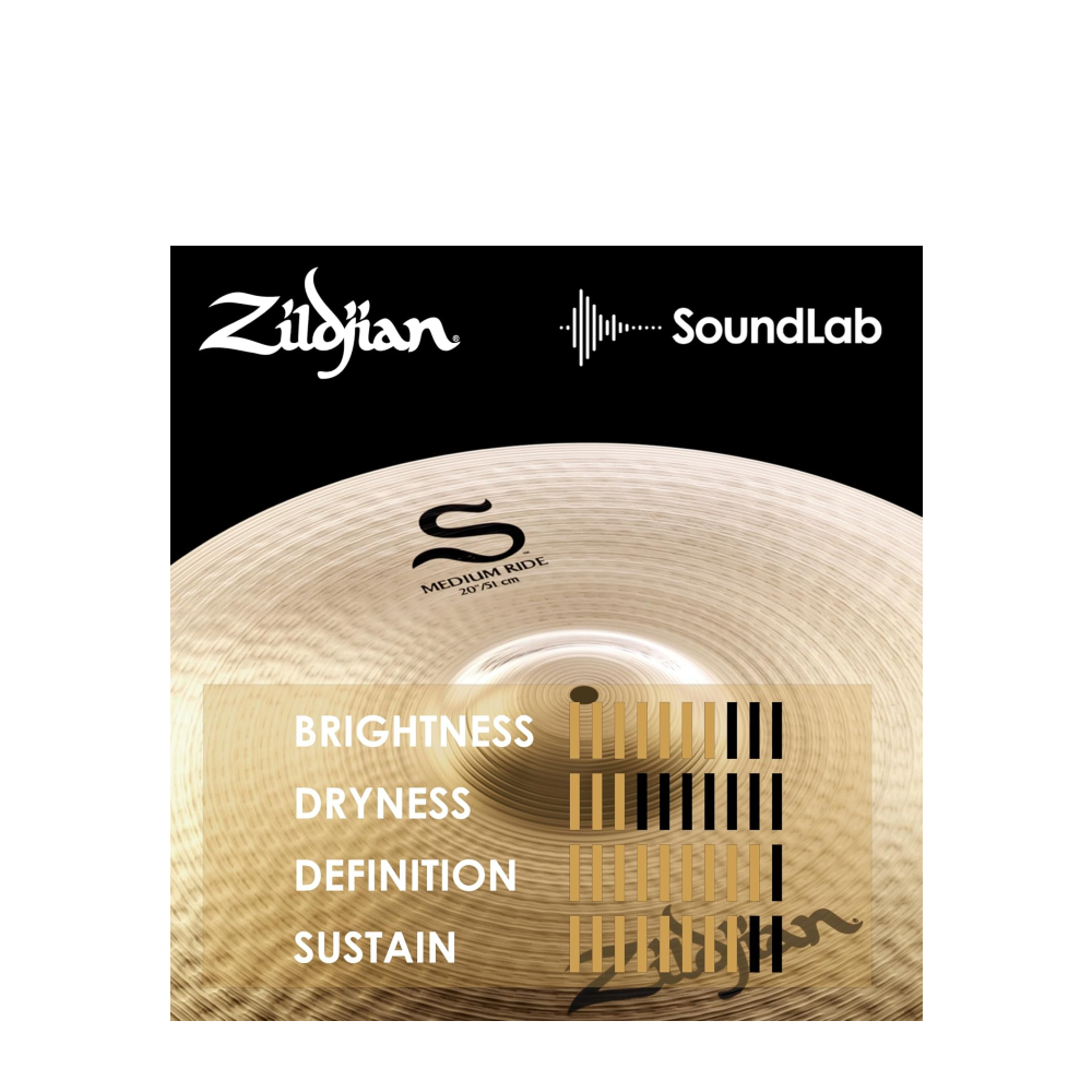 Zildjian 20-inch S Series Medium Ride Cymbal (S20MR)