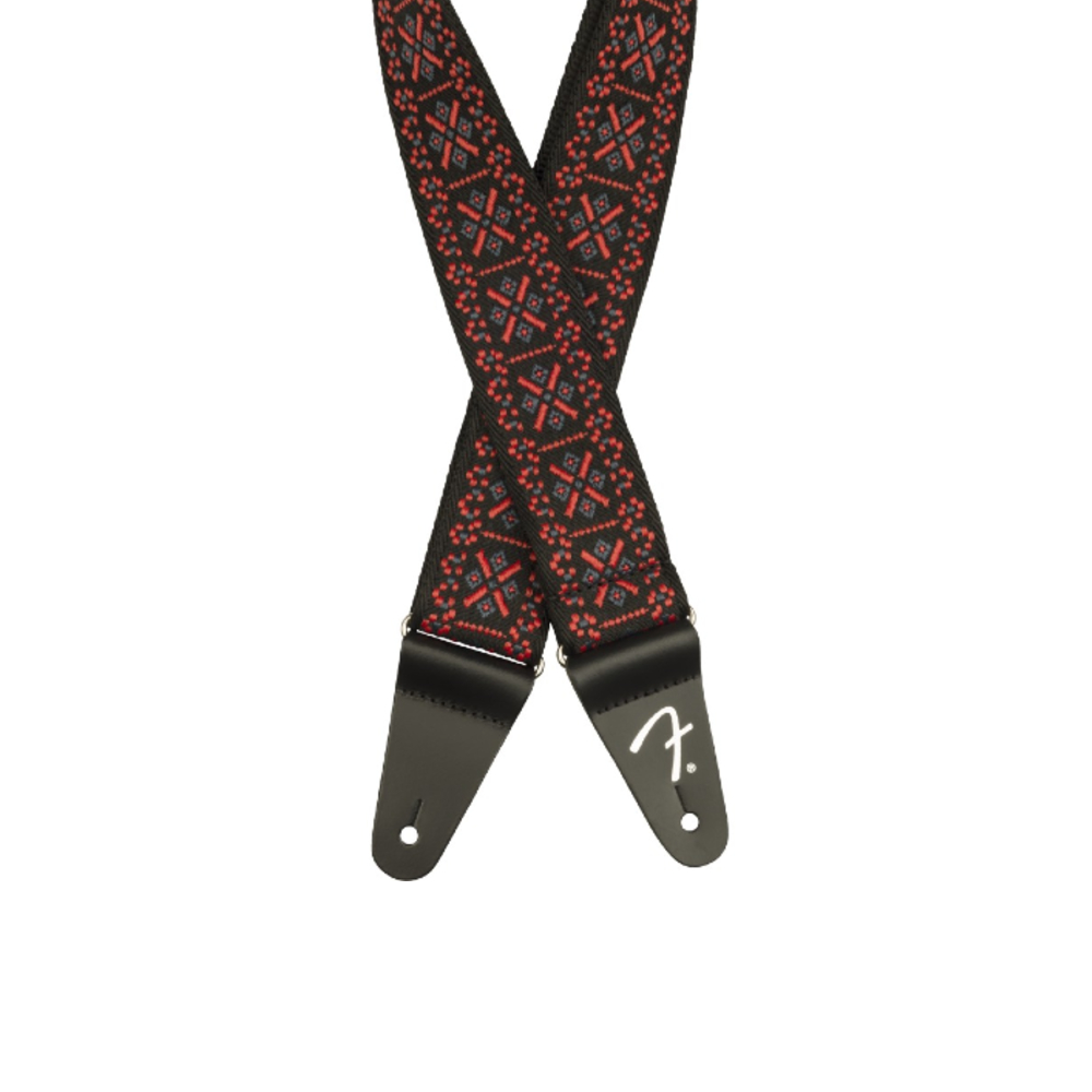 Fender Pasadena Woven Strap - Lattice Red (990638034)