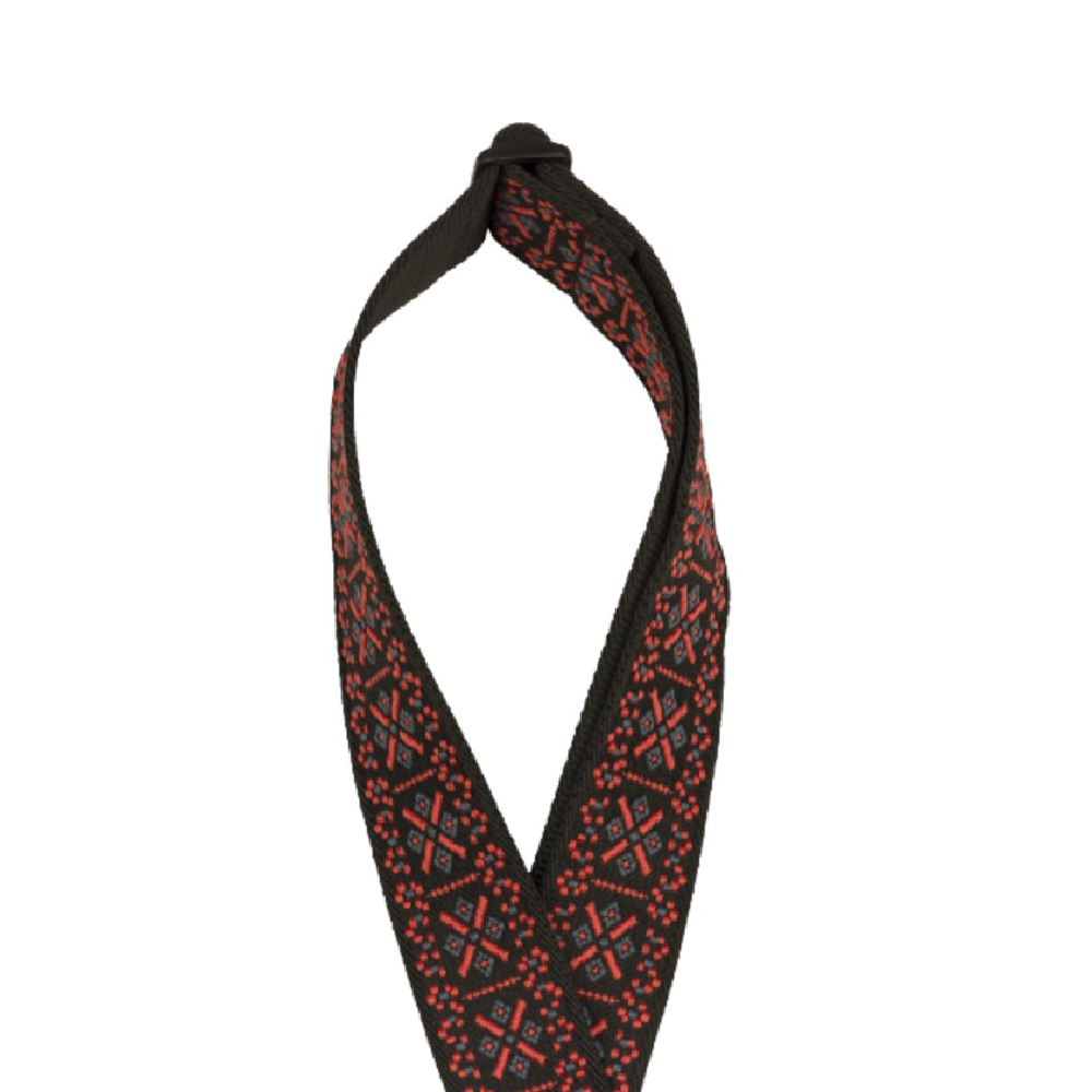 Fender Pasadena Woven Strap - Lattice Red (990638034)