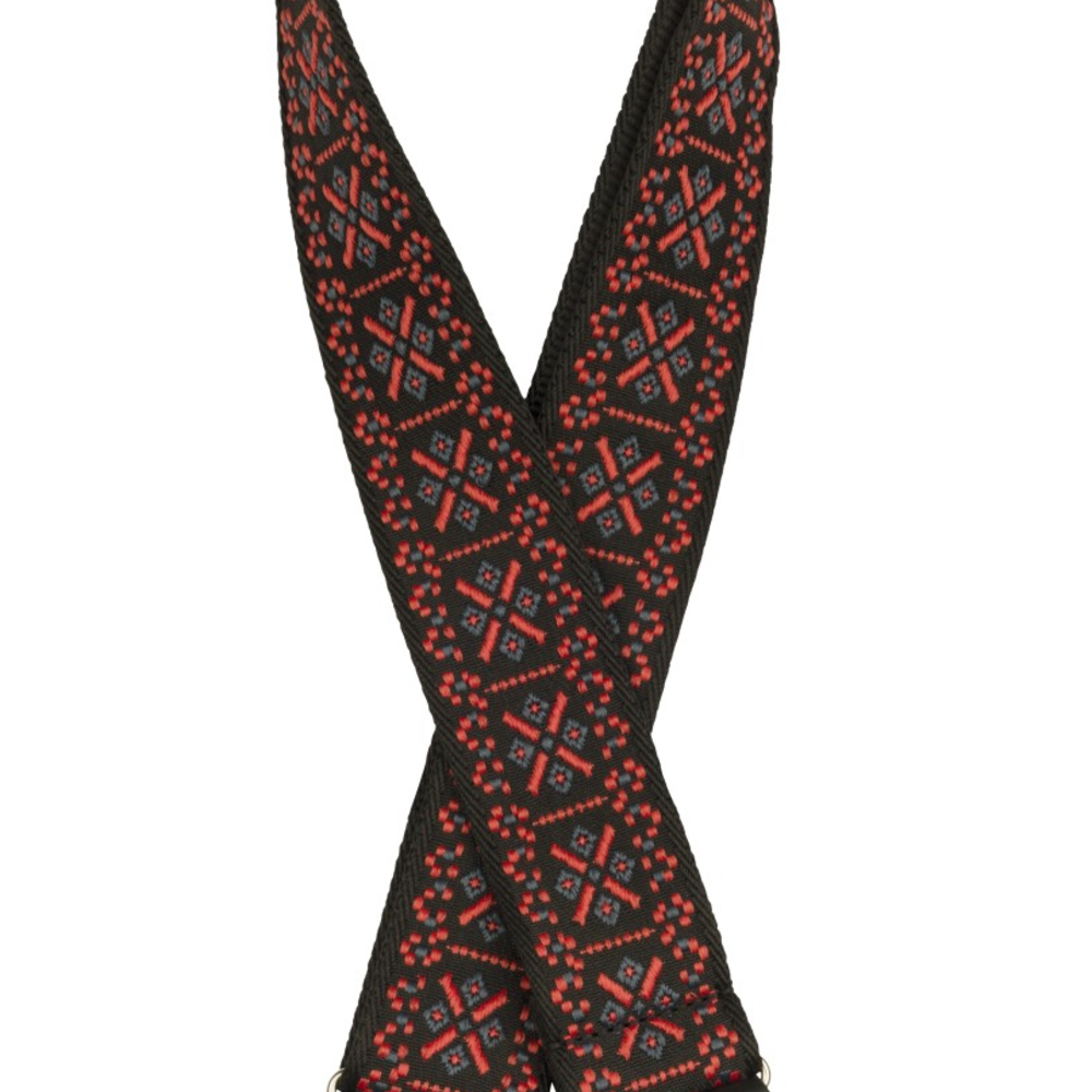 Fender Pasadena Woven Strap - Lattice Red (990638034)