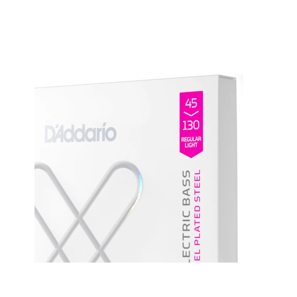 D'Addario XSB45130SL XS Nickel 5-string Electric Bass Guitar Strings (.045-.130 Regular Light)