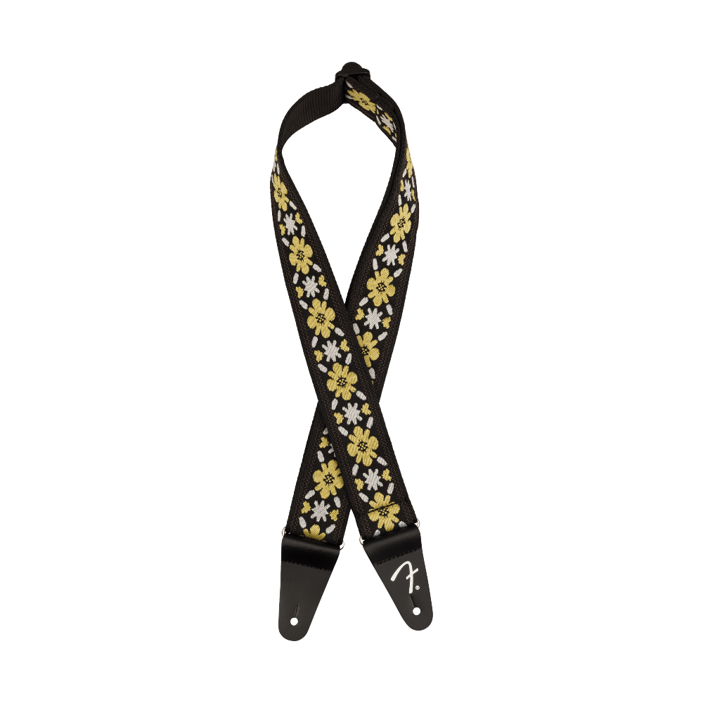 Fender Pasadena Woven Strap - Yellow Clover (990638035)