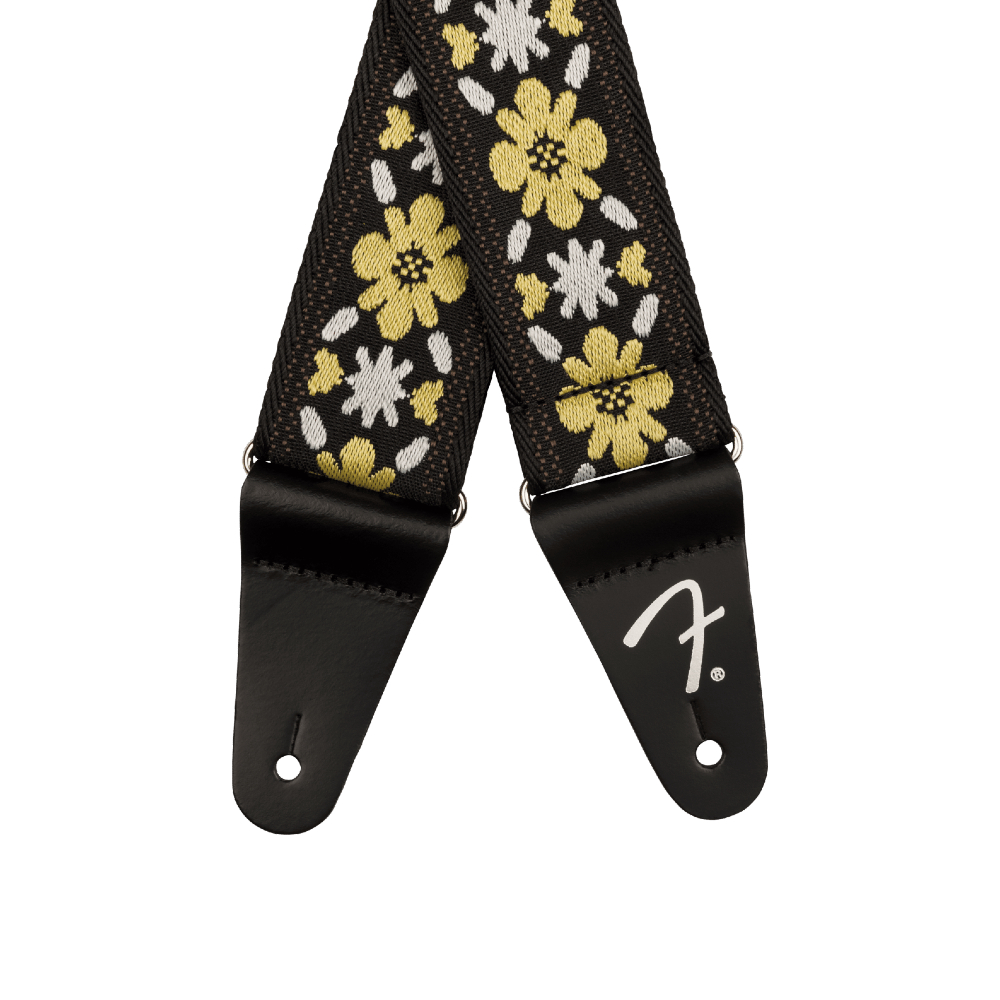 Fender Pasadena Woven Strap - Yellow Clover (990638035)