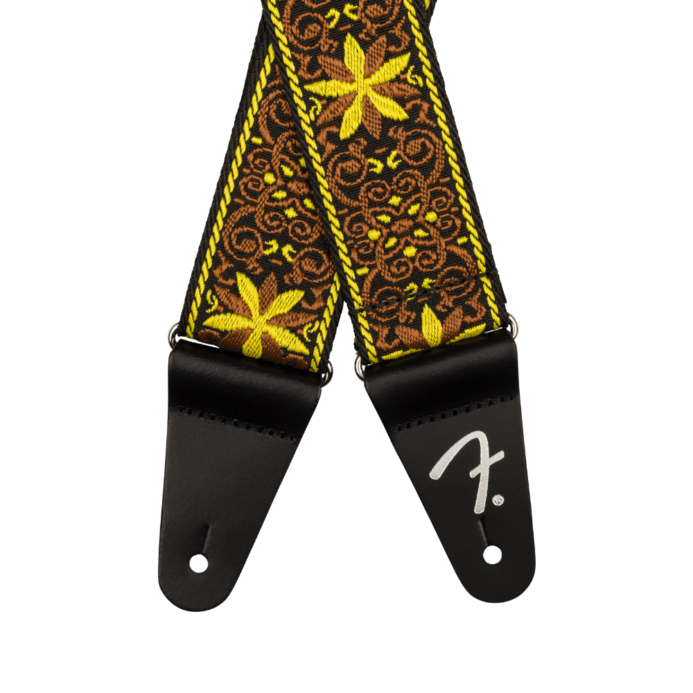Fender Pasadena Woven Strap - Yellow Wildflower (990638037)