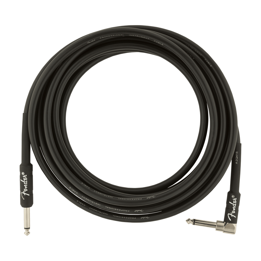 Fender Professional Series 15-foot Instrument Cable - Black (990820059)