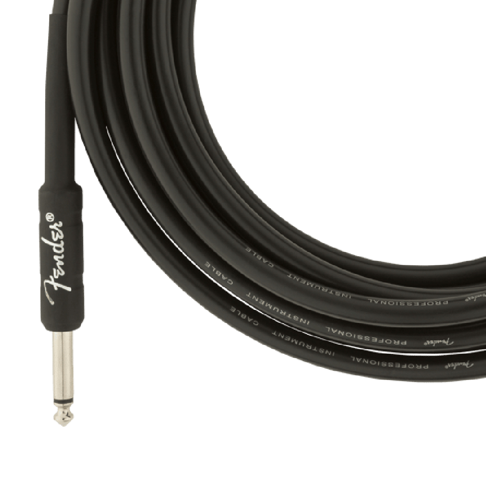 Fender Professional Series 15-foot Instrument Cable - Black (990820059)