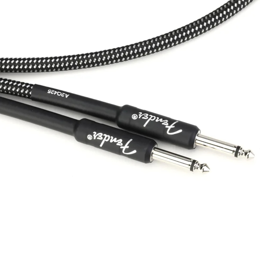 Fender Professional Series 15-foot Instrument Cable - Gray Tweed (990820065)