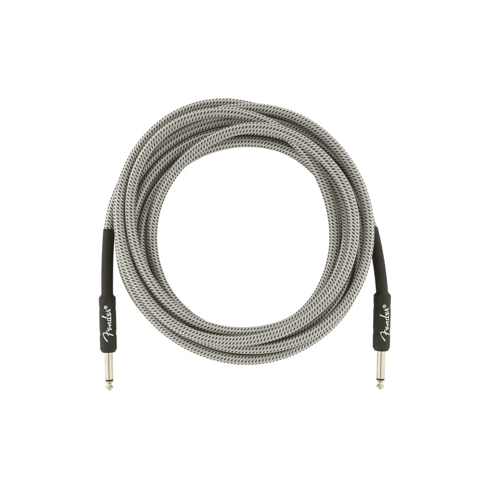 Fender Professional Series 15-foot Instrument Cable - White Tweed (990820066)