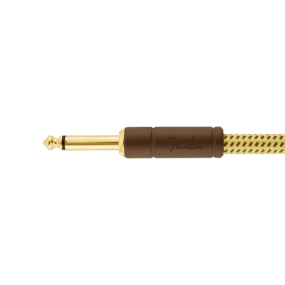 Fender Deluxe Series 15-foot Instrument Cable - Tweed (990820084)
