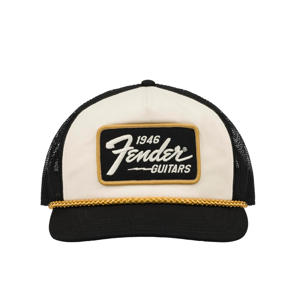 Fender 1946 Gold Braid Hat - Cream/Black (9122421201)