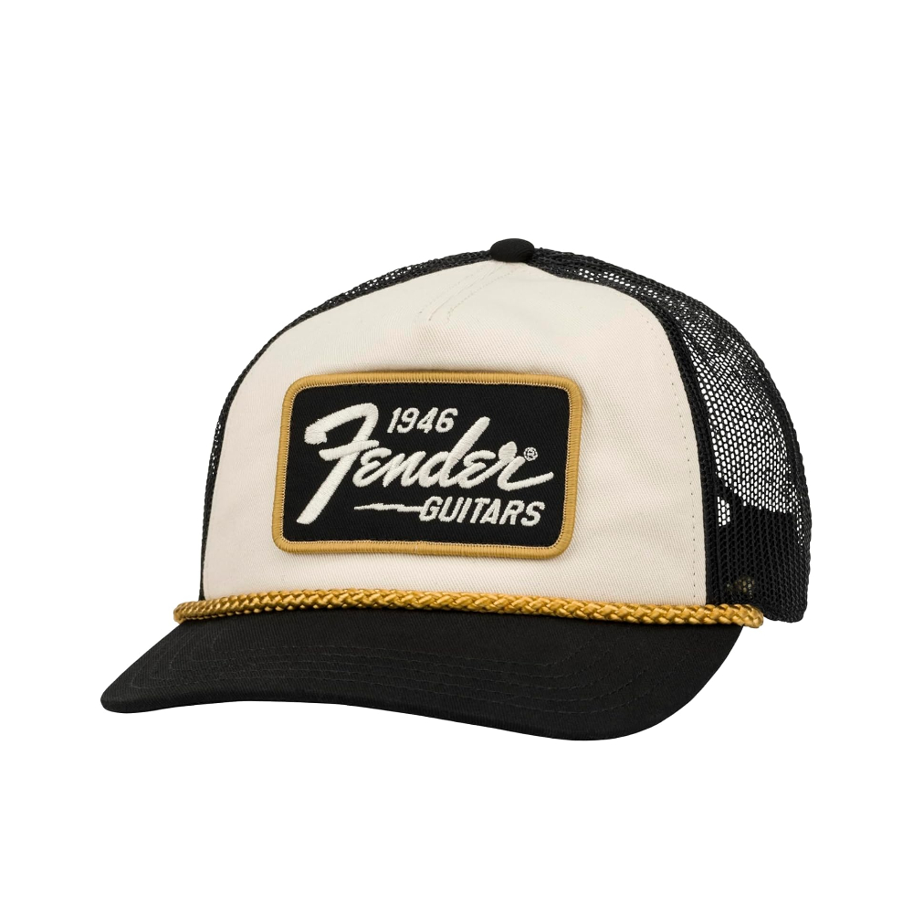 Fender 1946 Gold Braid Hat - Cream/Black (9122421201)