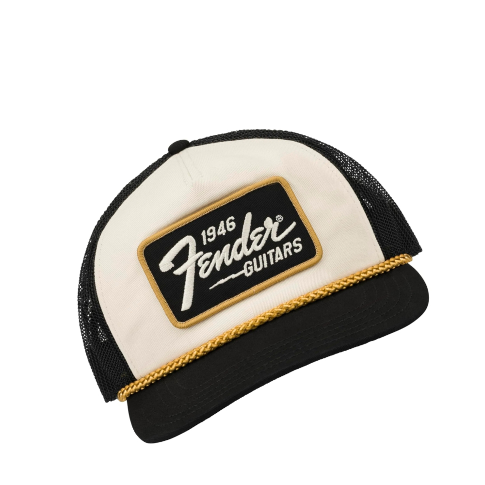 Fender 1946 Gold Braid Hat - Cream/Black (9122421201)