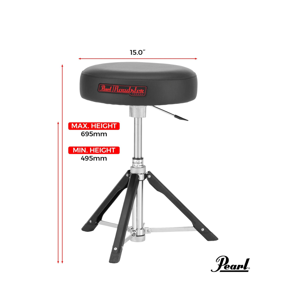 Pearl Roadster D-1500RGL Round Drum Throne