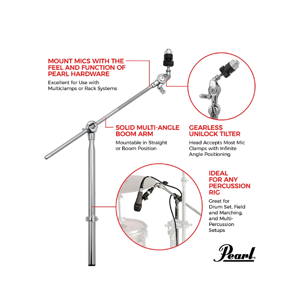 Pearl MH830 Solid Boom Mic Holder