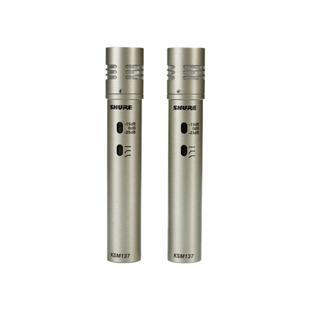 Shure KSM137/SL ST PAIR Cardioid Microphone (Stereo Pair)