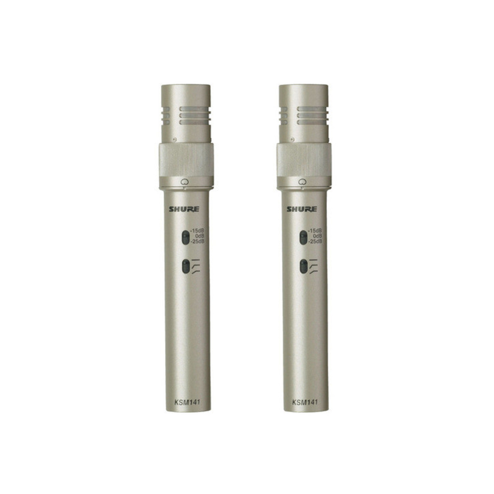 Shure KSM141/SL ST PAIR Condenser Microphone (Stereo Pair)