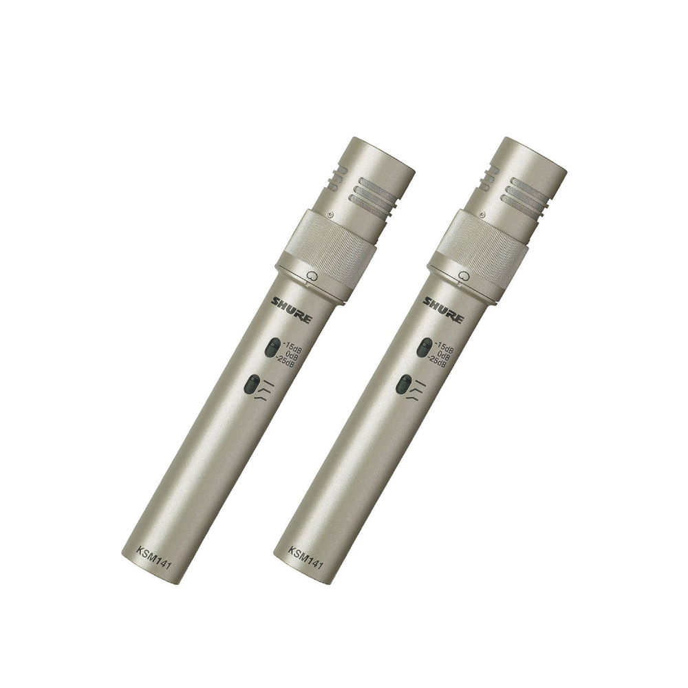 Shure KSM141/SL ST PAIR Condenser Microphone (Stereo Pair)